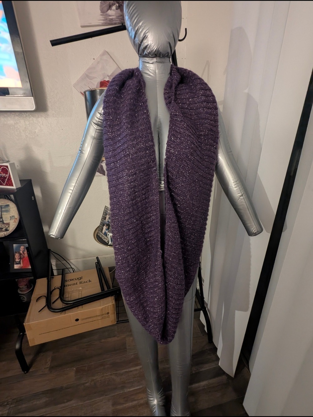 scarf Sale ❤️7 For $35 : Charlotte Russe Deep Plum Knit Scarf 100% Acrylic